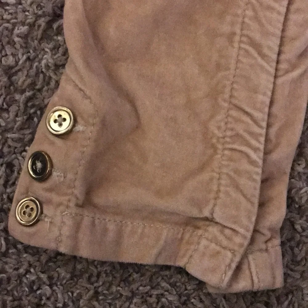 Baby Gap Thick Tan Velvet Feeling Pants